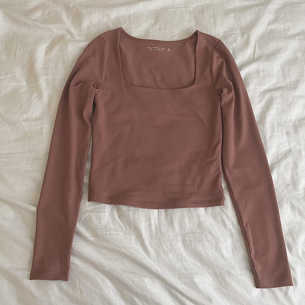 Abercrombie seamless long sleeve slim top